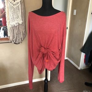 Wild fox oversized thermal shirt